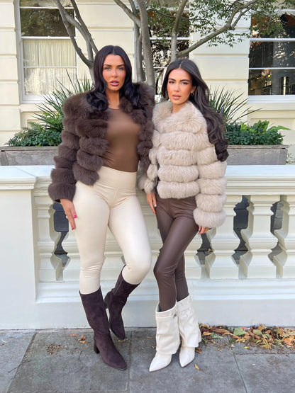 Chaqueta de piel Tiana Elegance