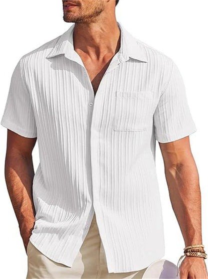 CAMISA DE LINO PARA PLAYA HOMBRE SILAMODA™