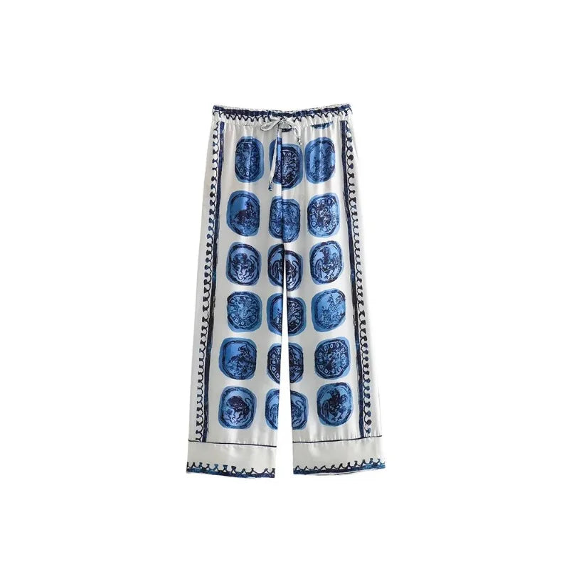 ROMINA™ CONJUNTO DOS PIEZAS CAMISA + PANTALON